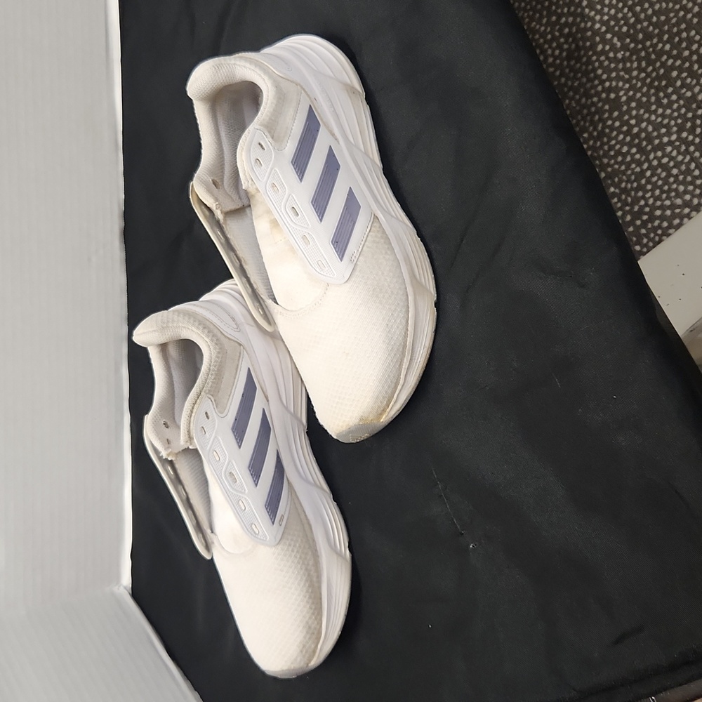 Adidas White and Grey shoes 8.5